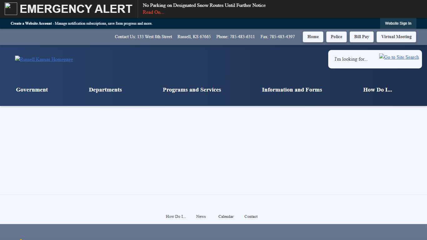 Russell, KS Official Website